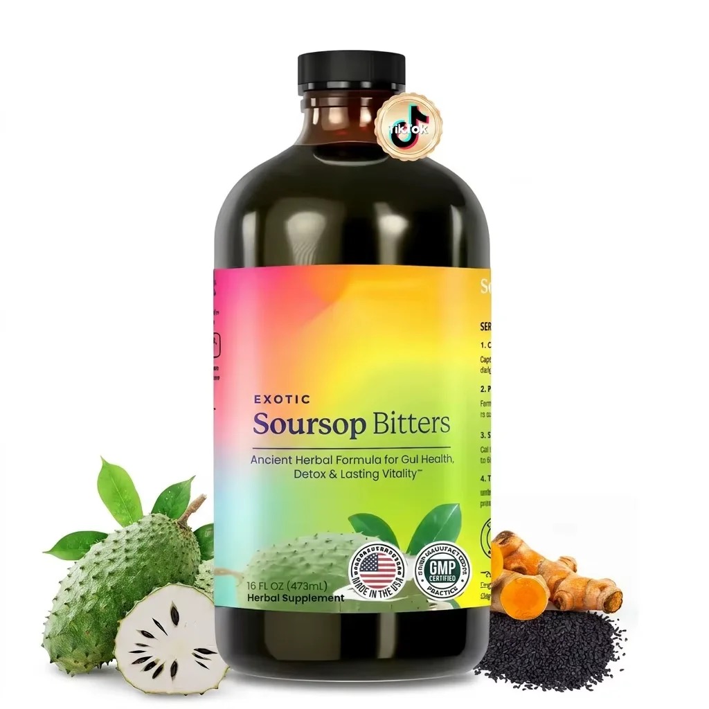 Bitters Bottle Set - 98% High Absorption, Soursop Bitters Liquid