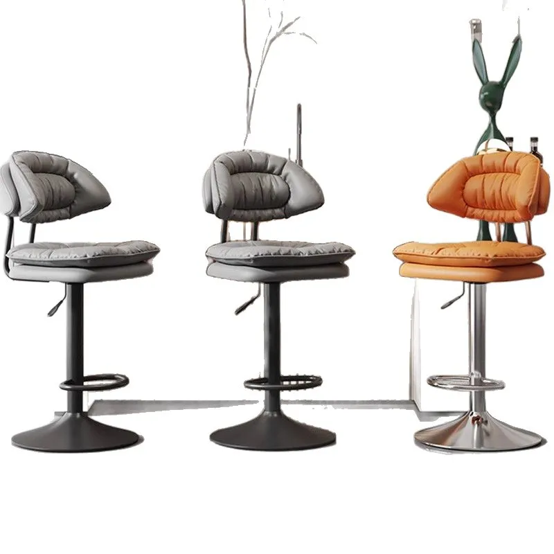 Home Bar And Counter - # Adjustable Swivel Bar Stool High