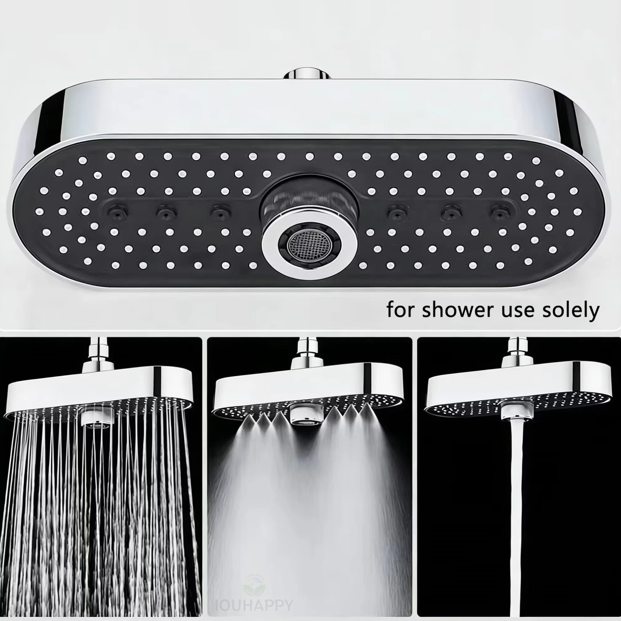 Overhead Shower Head, 3‑Functi - Home Bar Accessories ulasan dan harga