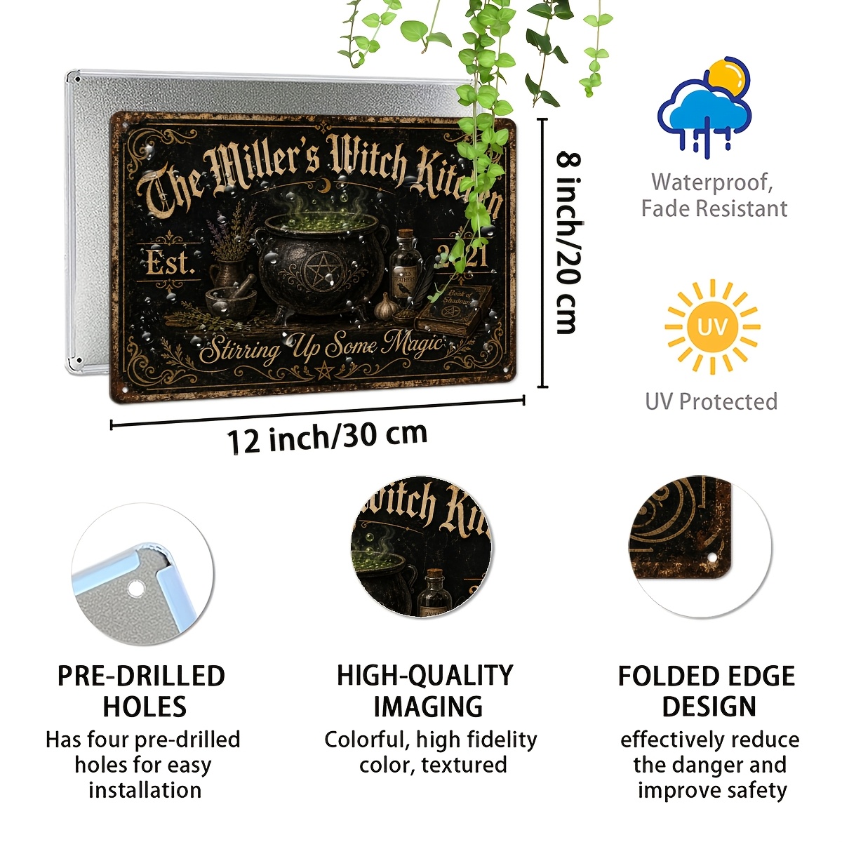 Personalized Metal Sign Witch  - Home Bar Signs ulasan dan harga