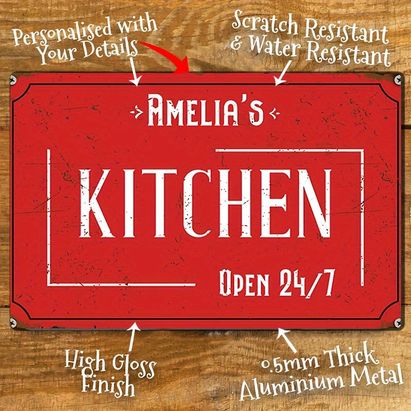CIFbuy Customizable Kitchen Me - Home Bar Signs ulasan dan harga