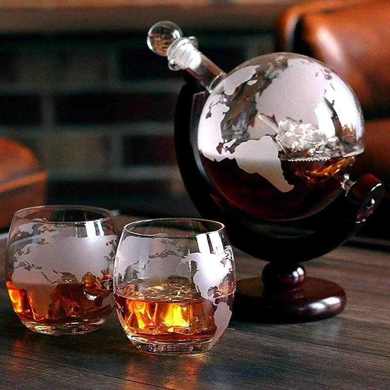 850Ml Whiskey Globe Decanter S - Decanter Globe Set ulasan dan harga