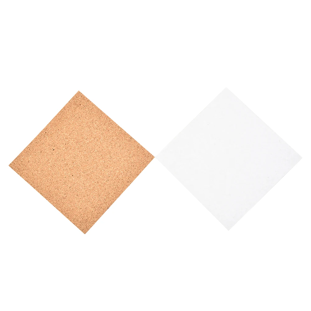 10Pcs Cork Coasters Square Cor - Home Bar Supplies ulasan dan harga