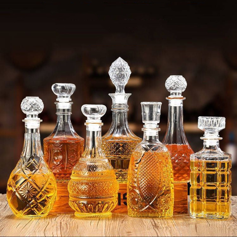 Luxury 500ML/1000ML Glass Liqu - Decanter Globe Set ulasan dan harga