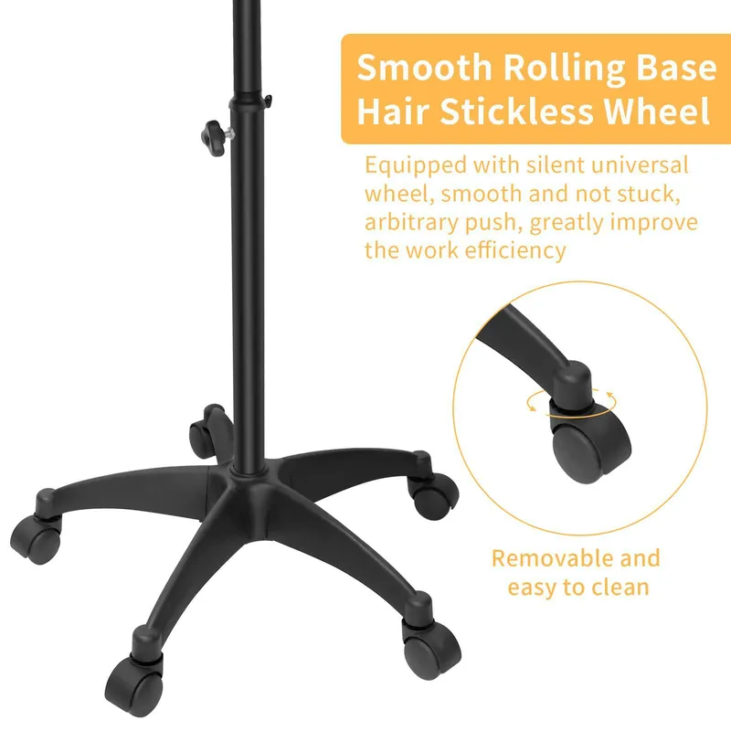 Adjustable Mobile Hair Cart wi - Home Barber ulasan dan harga