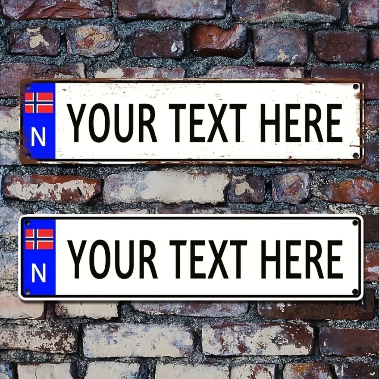 Custom Text Norwegian Vintage  - Home Bar Signs ulasan dan harga