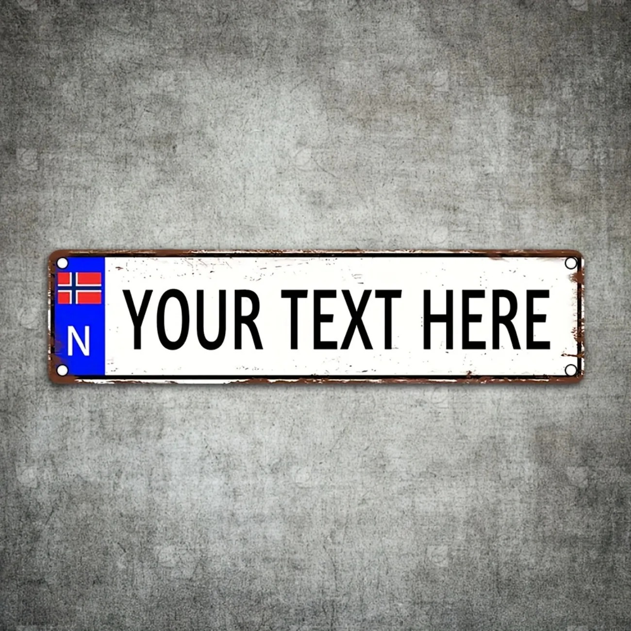 Custom Text Norwegian Vintage  - Home Bar Signs ulasan dan harga