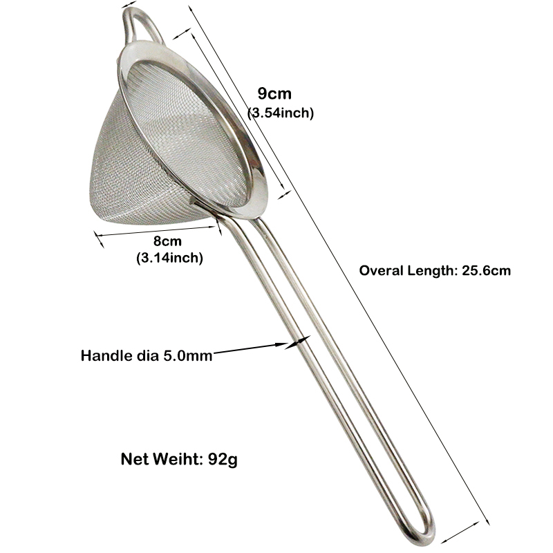 Fine Mesh Cocktail Strainer Co - Bitters Bottle Set ulasan dan harga