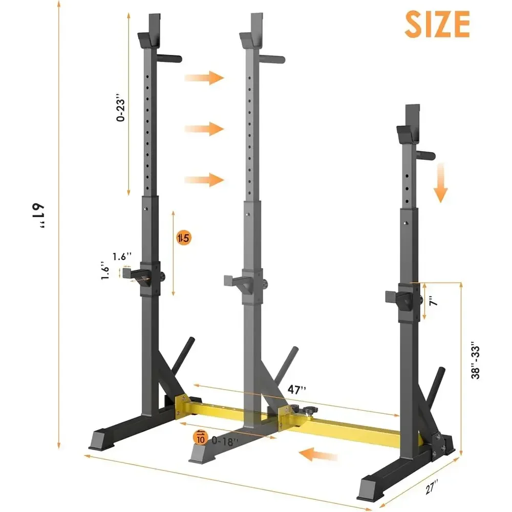 570lbs Capacity Home Gym with  - Home Bar Stand ulasan dan harga