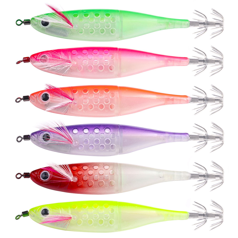 Glow In The Dark Squid Bait Eg - Jigger Double Sided ulasan dan harga
