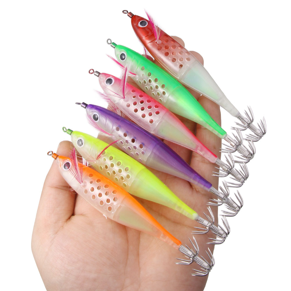 Glow In The Dark Squid Bait Eg - Jigger Double Sided ulasan dan harga