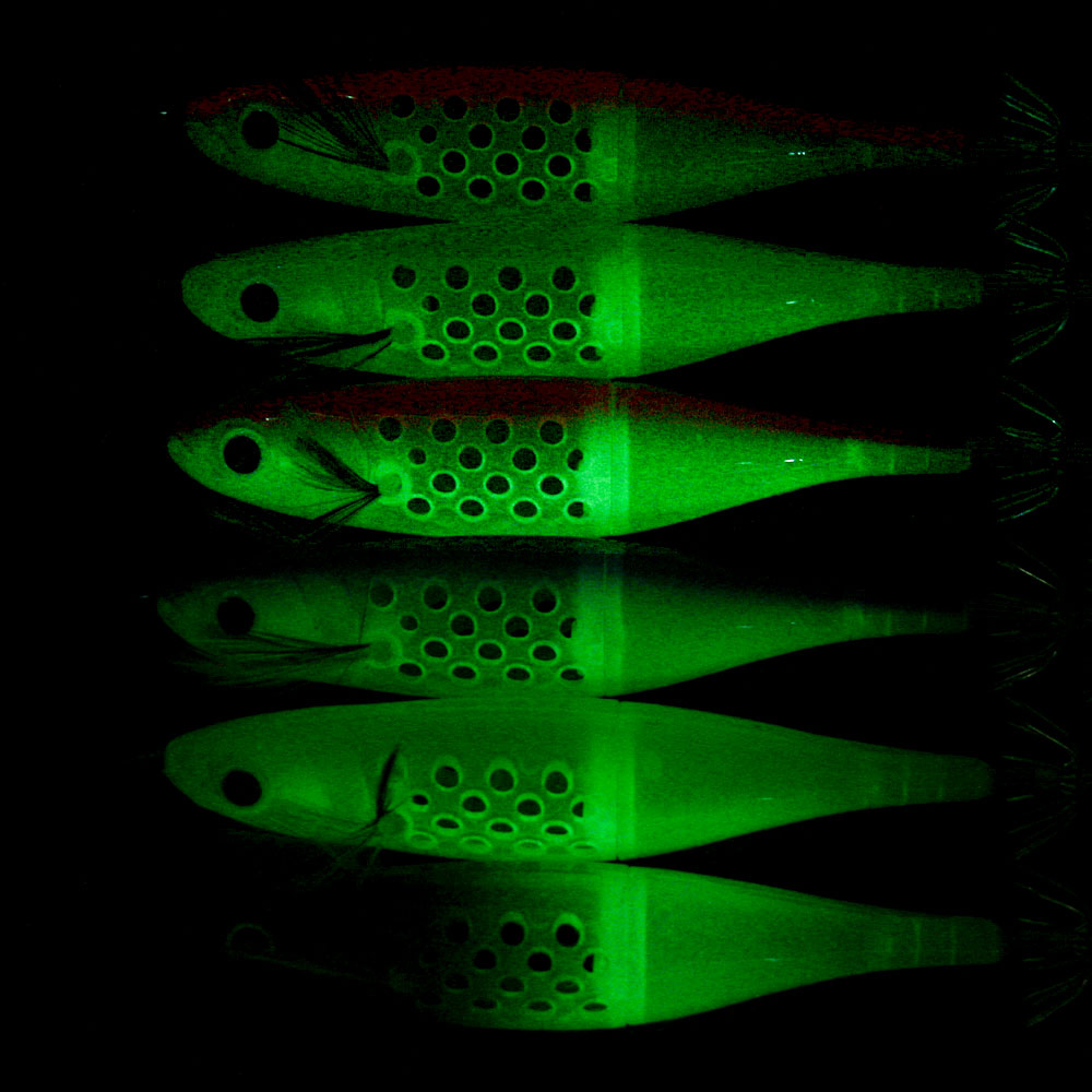 Glow In The Dark Squid Bait Eg - Jigger Double Sided ulasan dan harga