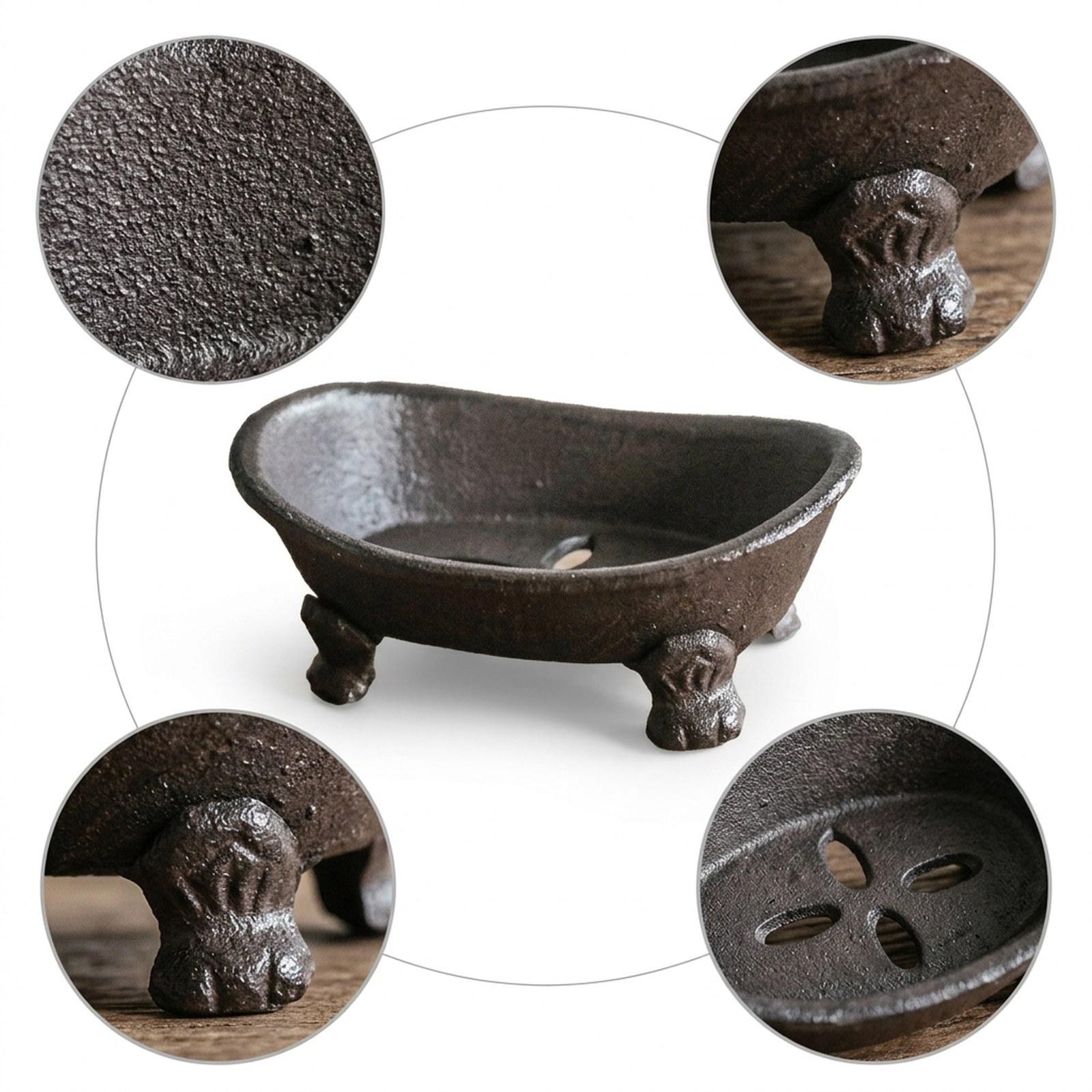 Cast Iron Soap Dish Holder Hea - Home Bar Sink ulasan dan harga