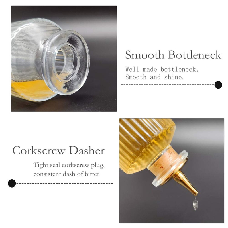 Bar Birdcage Dash Bottle 140ml - Bitters Bottle Set ulasan dan harga