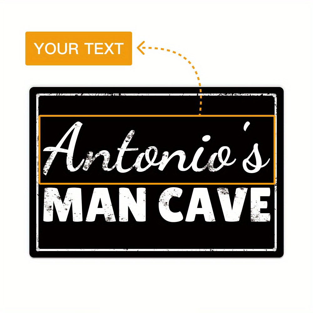 [Customized] Putuo Decor Man C - Home Bar Signs ulasan dan harga