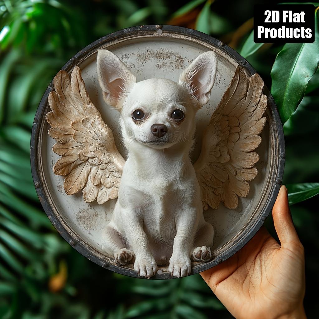 2D Flat, 1pc, Chihuahua Theme, - Home Bar And Kitchen ulasan dan harga
