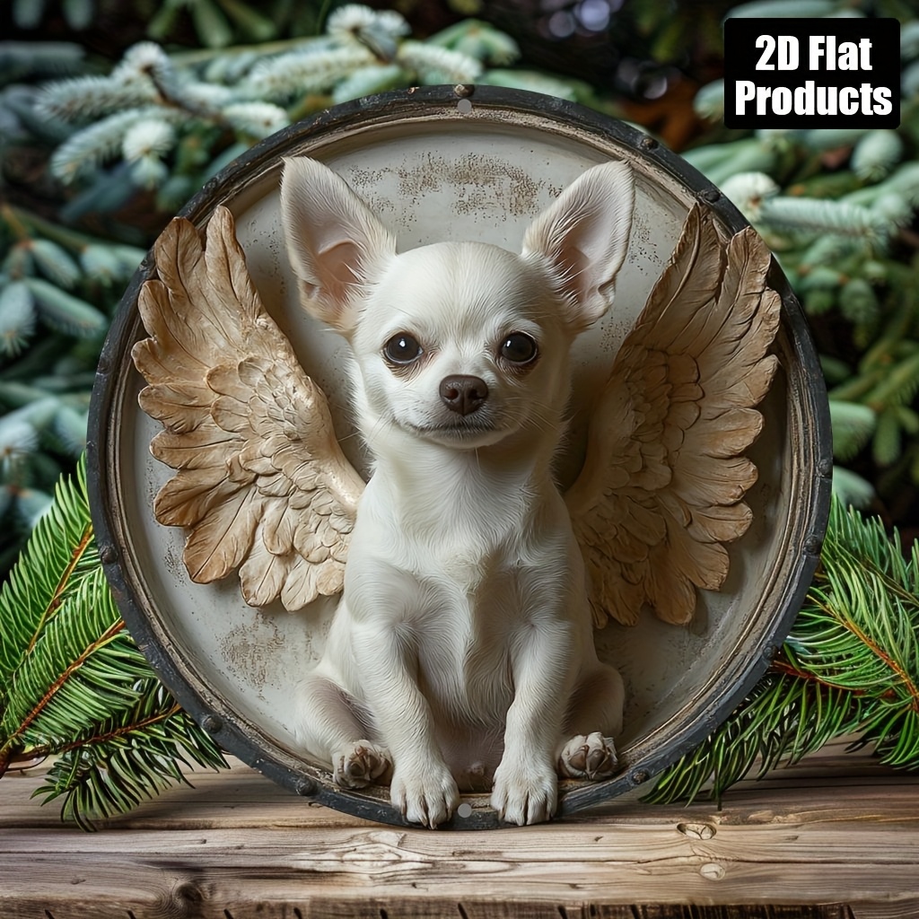 2D Flat, 1pc, Chihuahua Theme, - Home Bar And Kitchen ulasan dan harga