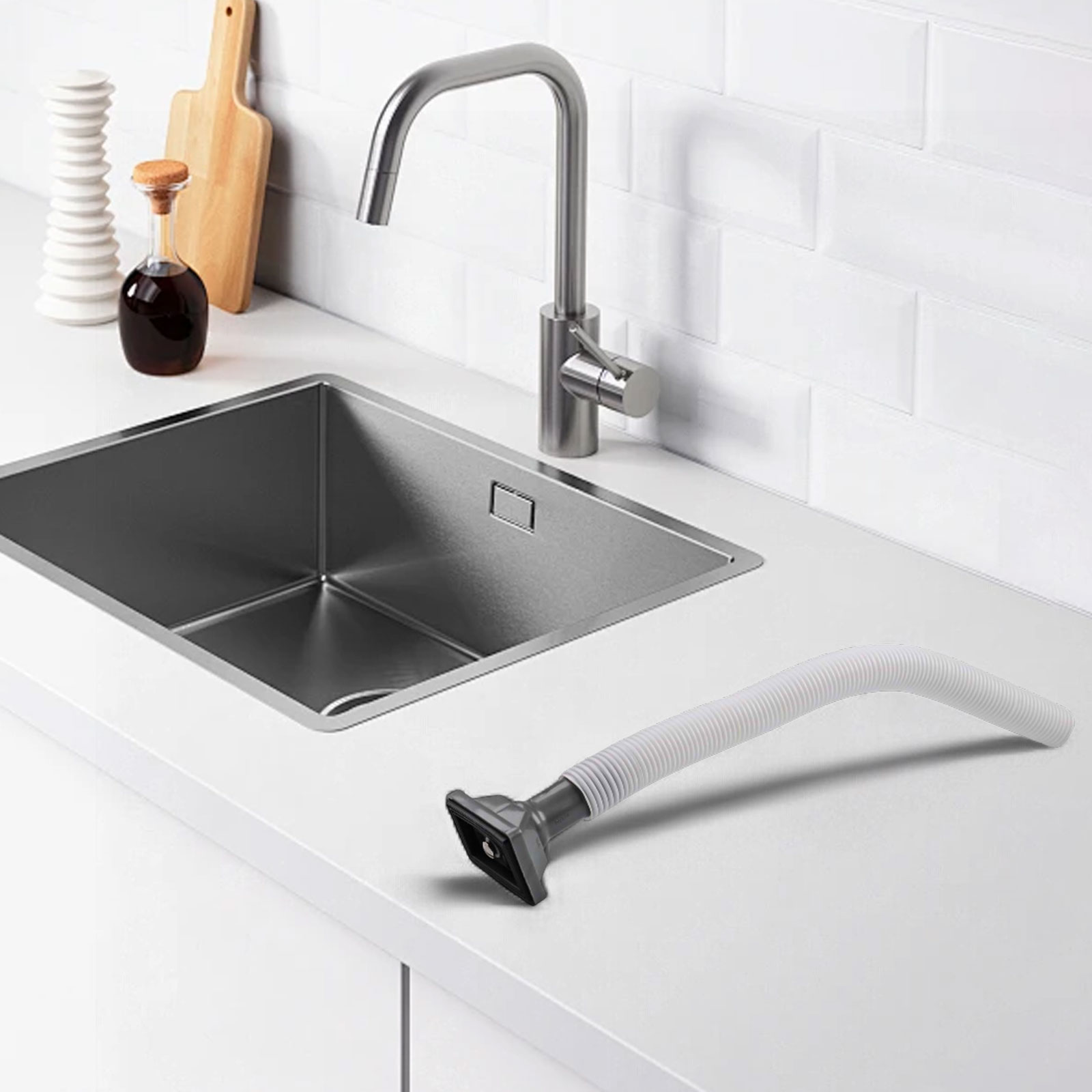 Gray Upward Rectangle Overflow - Home Bar Sink ulasan dan harga