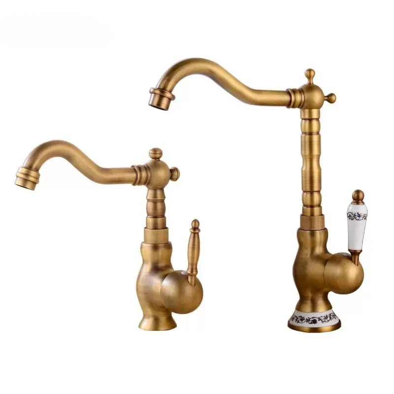 Antique Brass Bathroom Faucet  - Home Bar Sink ulasan dan harga