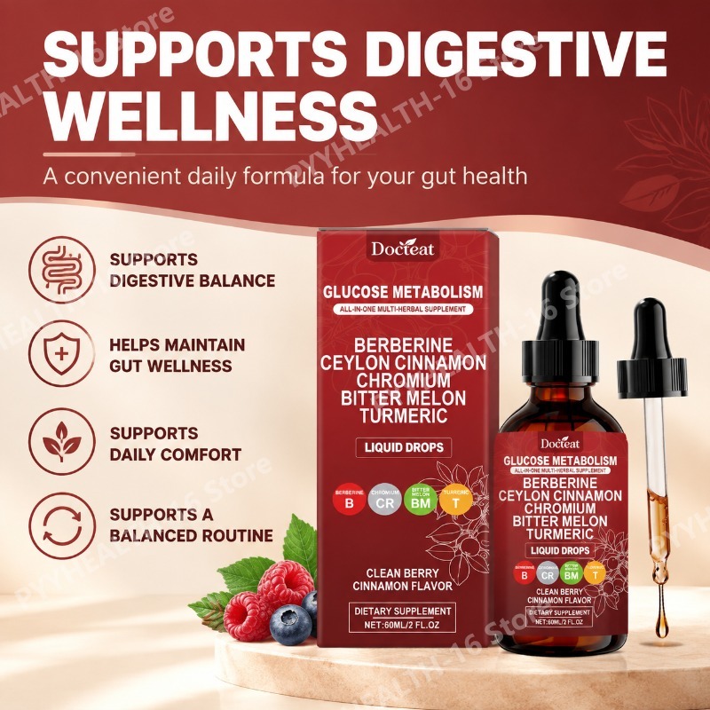 Berberine Liquid Drops with Be - Bitters Bottle Set ulasan dan harga