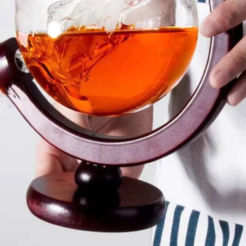 Hot 850ML Globe Whiskey Decant - Decanter Globe Set ulasan dan harga