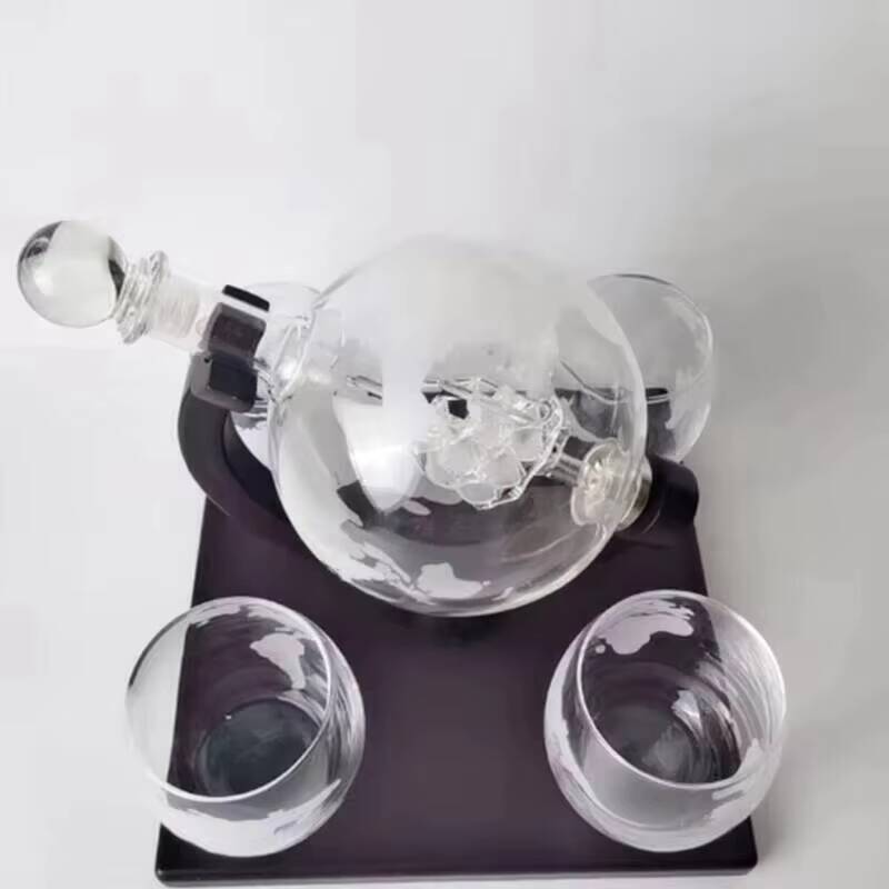 Hot 850ML Globe Whiskey Decant - Decanter Globe Set ulasan dan harga